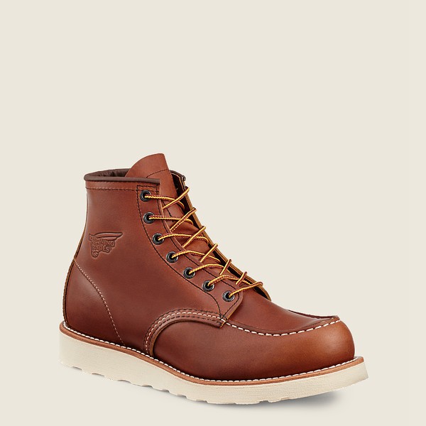 Work Støvler Herre - Red Wing Traction Tred - 6-Inch Soft Toe - Brune - PRATEN-906